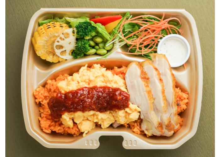 fluffy omelet of 8 kinds of vegetables