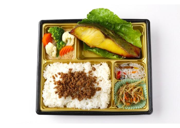 medai's saikyo grilled soboro rice lunch